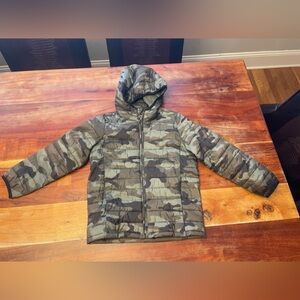 Columbia Kids Camo Puffer Jacket - Green and Brown